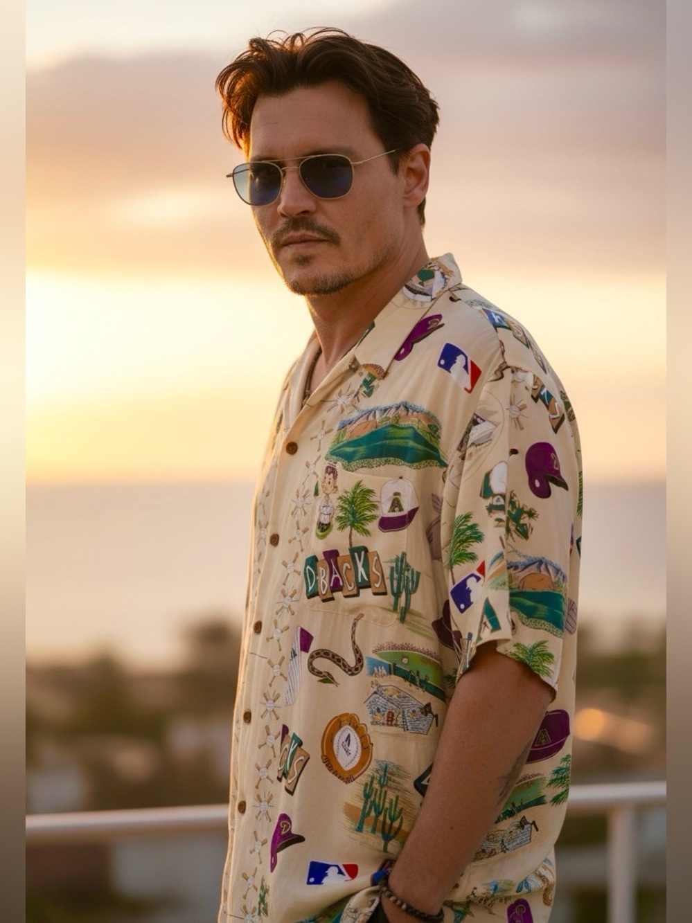 Reyn Spooner Hawaiian Shirt, Arizona Diamondbacks